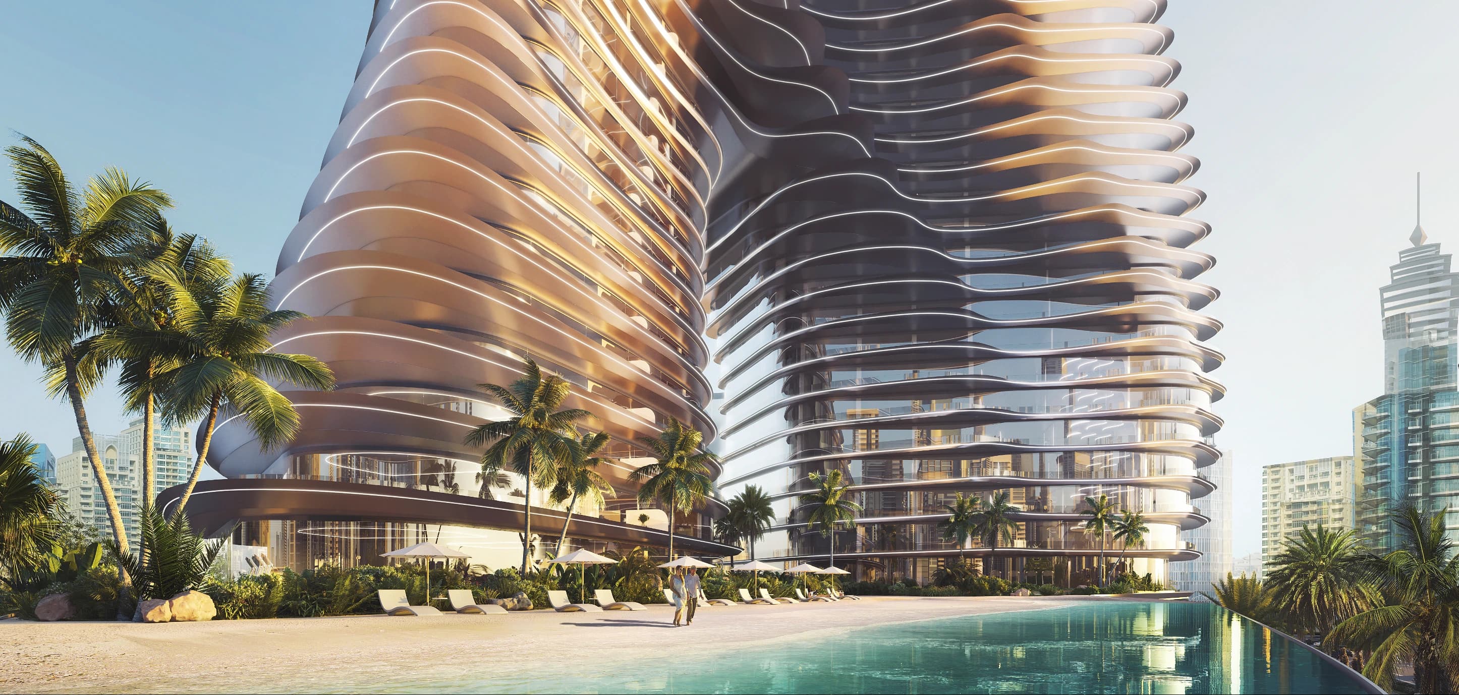 Luxury architecture in Dubai